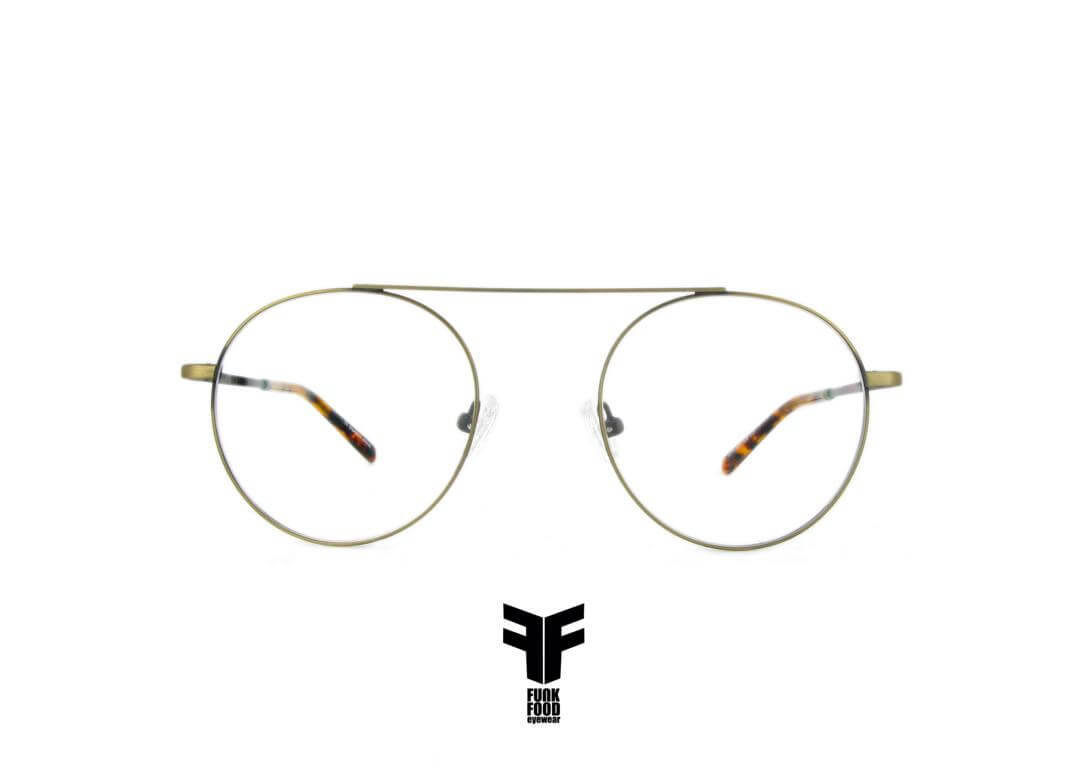 FUNK FOOD Eyewear - Korrekturbrille - Modell: Couscous C5 antique gold